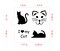 I Love My Cat Cookie & Craft Stencil | CM028 by Designer Stencils |